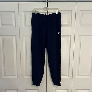 Navy blue Nike joggers